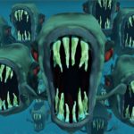 piranhas, nightmare, fish swarm