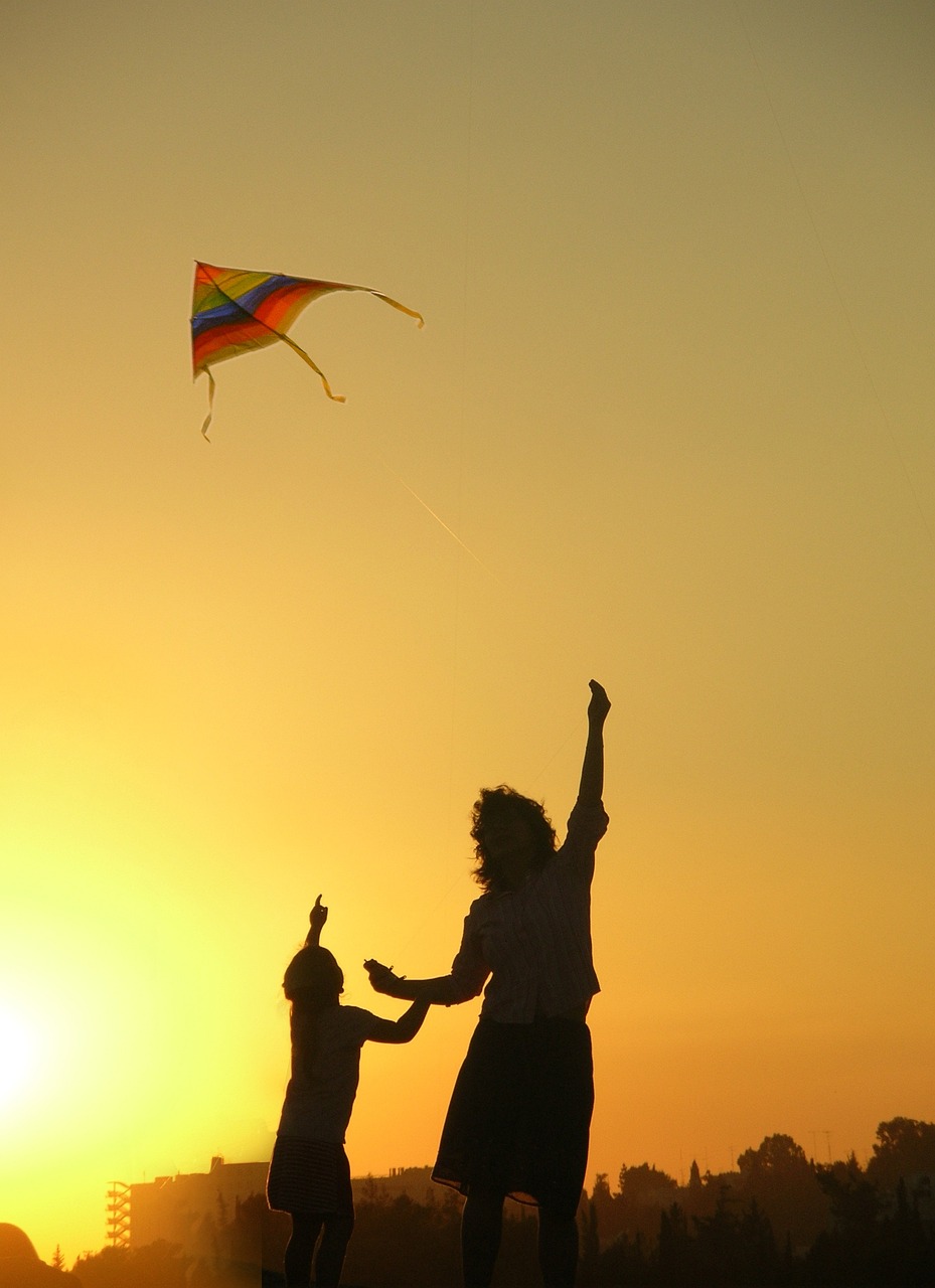 kite, play, happy mothers day, nature, family, happy, childhood, kid, sky, flying, playful, together, summer, child, parent, woman, mother, happiness, activity, game, fun, outdoors, sunset, silhouette, mom, mum