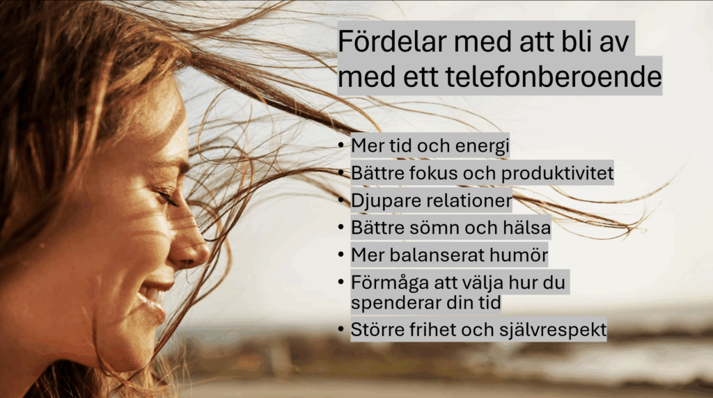 bli av med ditt telefonberoende